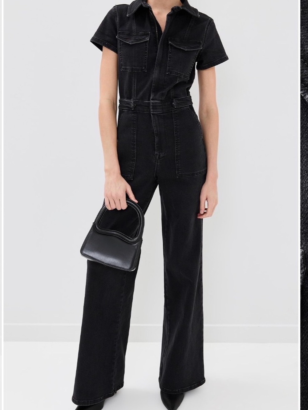 Good American Denim Jumpsuit